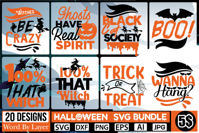 Halloween Svg Bundle SVG Cut File SVG DesignPlante 503 