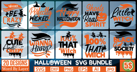 Halloween Svg Bundle SVG Cut File SVG DesignPlante 503 
