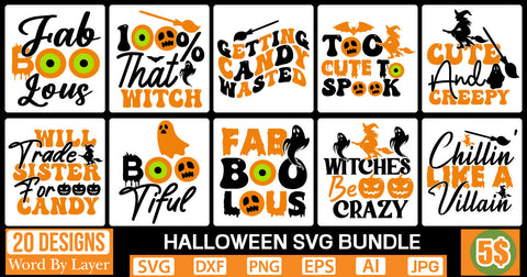 Halloween Svg Bundle SVG DesignPlante 503 