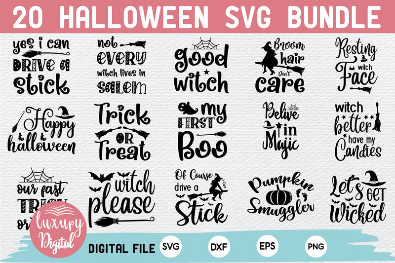 Halloween SVG Bundle - So Fontsy