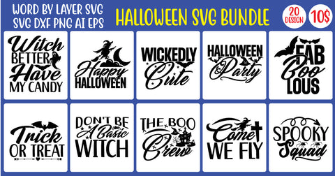 Halloween SVG Bundle SVG MStudio 