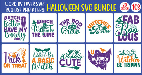 Halloween SVG Bundle SVG MStudio 