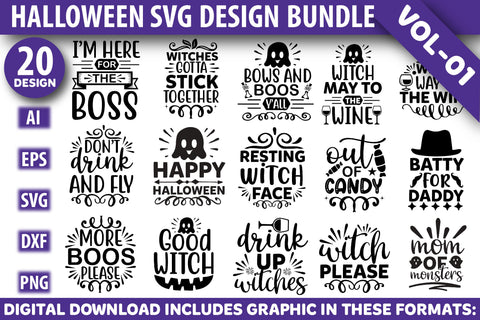 Halloween SVG Bundle SVG Rupkotha 
