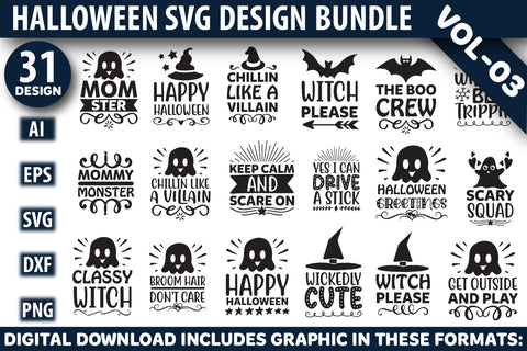 Halloween Svg Bundle SVG Rupkotha 