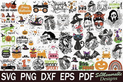 Halloween SVG Bundle SVG SoMemorableDesigns 