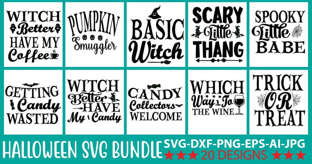Halloween SVG Bundle SVG Syaman 