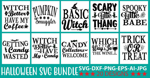 Halloween SVG Bundle SVG Syaman 