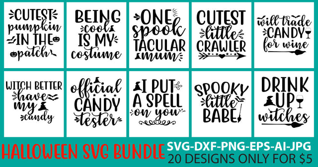 Halloween Svg Bundle SVG Syaman 