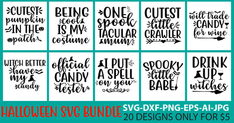 Halloween Svg Bundle SVG Syaman 