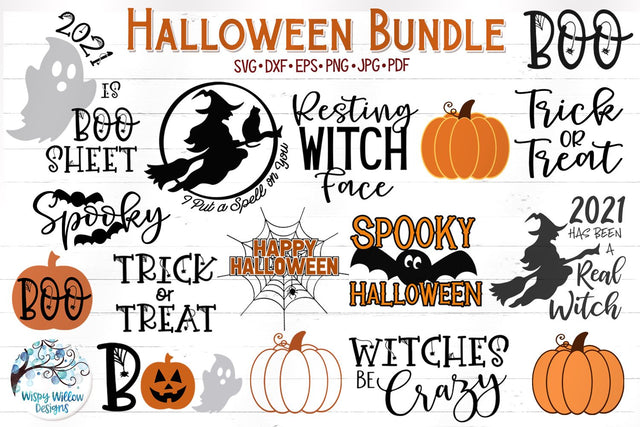 Halloween SVG Bundle SVG Wispy Willow Designs 