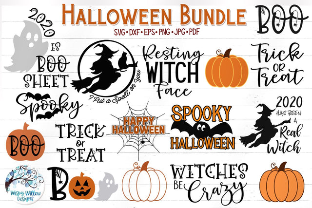 Halloween SVG Bundle SVG Wispy Willow Designs 
