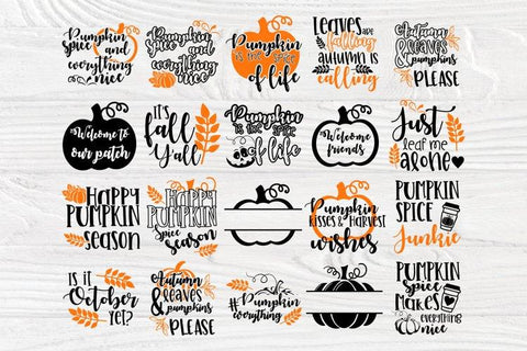 Halloween SVG Bundle, Thanksgiving Svg, Pumpkins SVG TonisArtStudio 