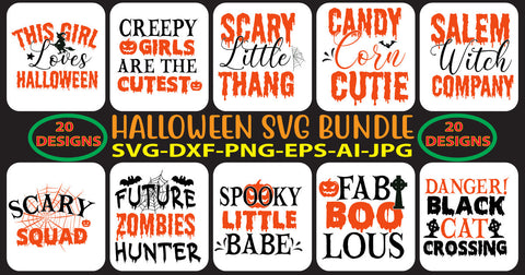 Halloween Svg Bundle Vol. 10 SVG Syaman 
