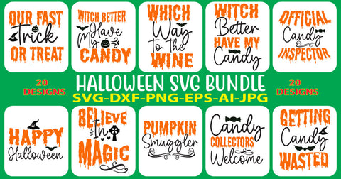 Halloween Svg Bundle Vol. 11 SVG Syaman 