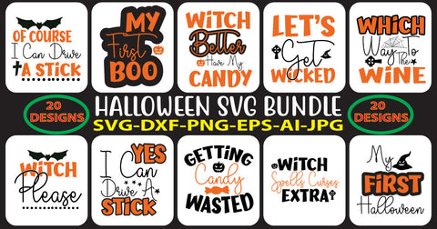 Halloween Svg Bundle Vol. 12 SVG Syaman 