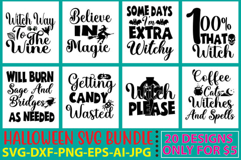 Halloween Svg Bundle Vol. 4 SVG Syaman 