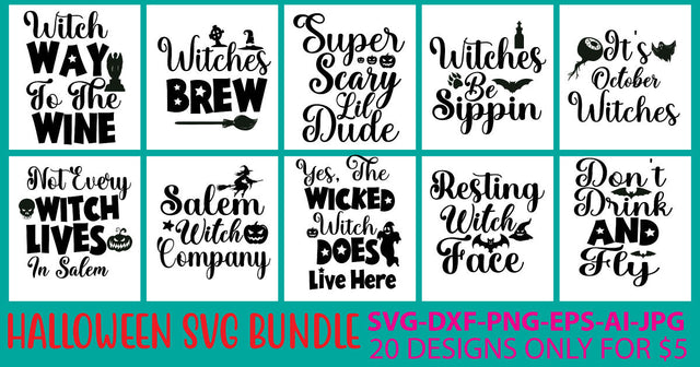 Halloween Svg Bundle Vol. 4 SVG Syaman 
