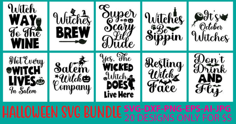 Halloween Svg Bundle Vol. 4 SVG Syaman 