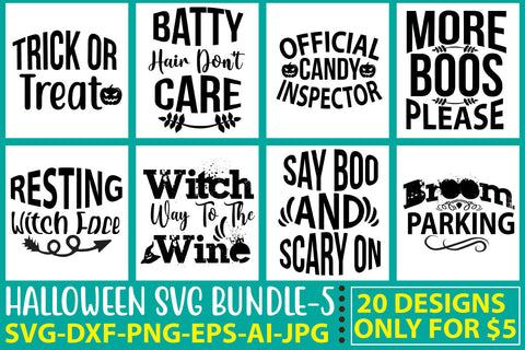 Halloween Svg Bundle Vol. 5 SVG Syaman 