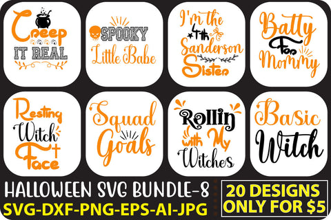 Halloween Svg Bundle Vol. 8 SVG Syaman 