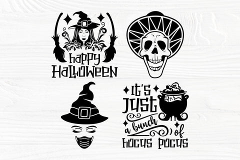 Halloween SVG Bundle, Witch Quotes, Svg Cut Files SVG TonisArtStudio 