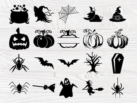 Halloween SVG Bundle, Witch Svg, Pumpkin Monogram SVG TonisArtStudio 