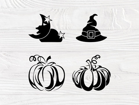 Halloween SVG Bundle, Witch Svg, Pumpkin Monogram SVG TonisArtStudio 