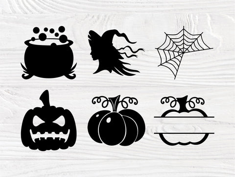 Halloween SVG Bundle, Witch Svg, Pumpkin Monogram SVG TonisArtStudio 