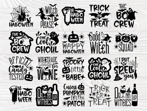 Halloween SVG Bundle, Witch Svg, Trick or Treat SVG TonisArtStudio 