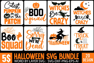 Halloween SVG Bundle.Halloween Svg Bundle, Halloween Quotes svg,Halloween Cut File Bundle, Halloween SVG bundle, Halloween quote SVG Set SVG BlackCatsMedia 