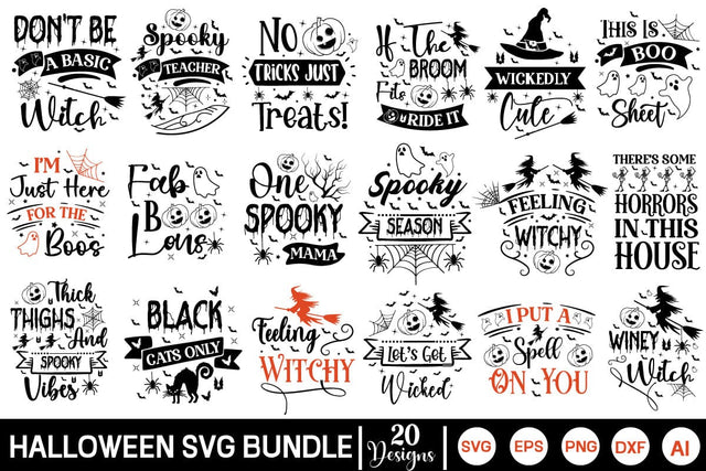 Halloween SVG Bundle,Halloween SVG Design,SVGs,Quotes and Sayings,Food & Drink,On Sale, Print & Cut SVG DesignPlante 503 