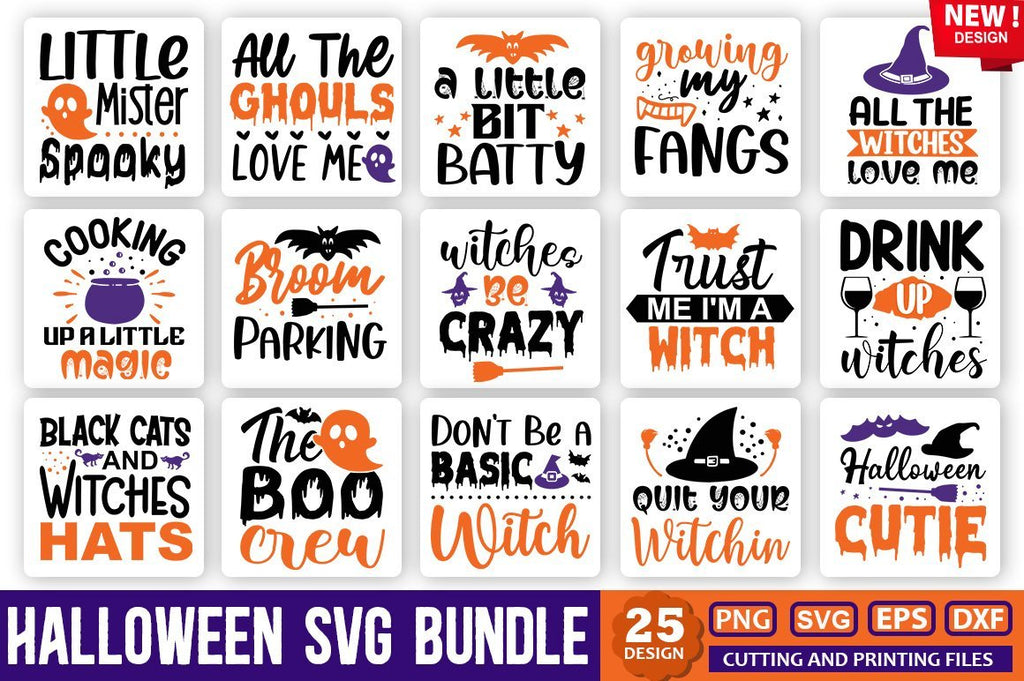 Halloween SVG Bundle.Halloween Vector, Sarcastic Svg, Dxf Eps Png, - So ...