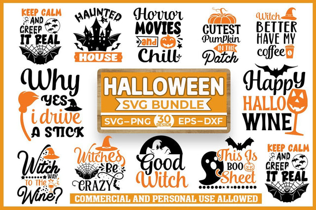 Halloween SVG Bundle.ricut, vinyl, fall decor, svg dxf, SVG Designangry 