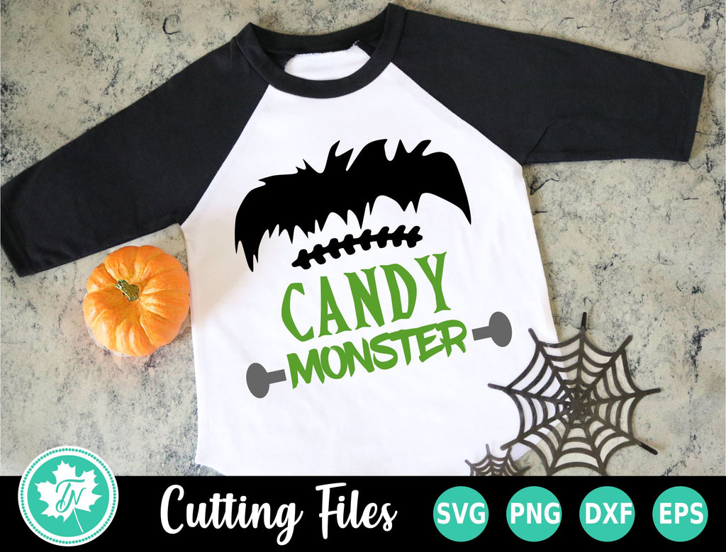 Halloween SVG | Candy Monster SVG - So Fontsy
