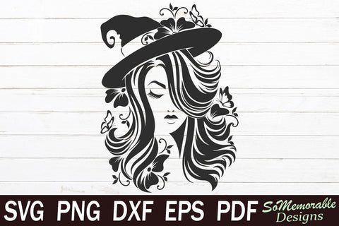 Halloween SVG cut file, Witch svg design SVG SoMemorableDesigns 