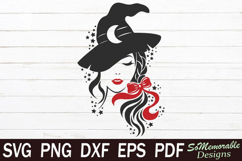 Halloween SVG cut file, Witch svg design SVG SoMemorableDesigns 