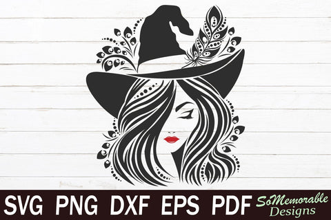 Halloween SVG cut file, Witch svg design SVG SoMemorableDesigns 
