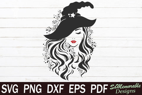 Halloween SVG cut file, Witch svg design SVG SoMemorableDesigns 