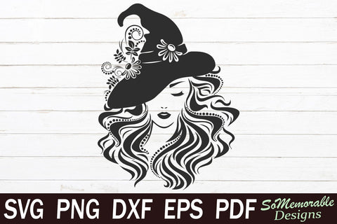 Halloween SVG cut file, Witch svg design SVG SoMemorableDesigns 