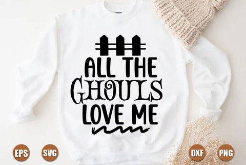 Halloween SVG Design, All the Ghouls Love Me SVG FiveStarCrafting 