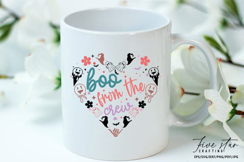 Halloween SVG Design, Boo from the crew SVG FiveStarCrafting 