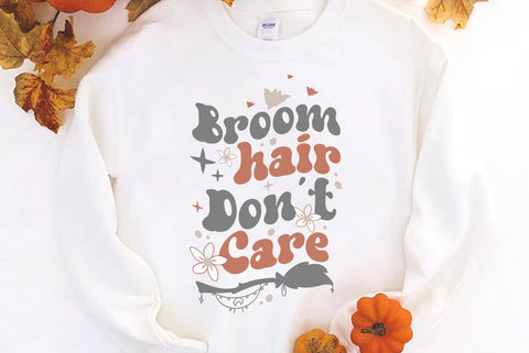 Halloween SVG Design, Broom Hair Dont Care SVG FiveStarCrafting 