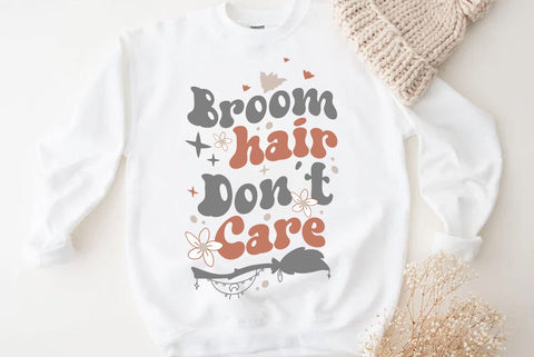 Halloween SVG Design, Broom Hair Dont Care SVG FiveStarCrafting 