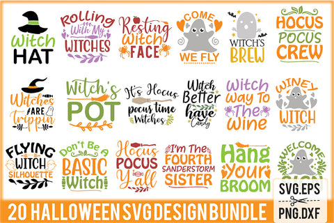 Halloween SVG Design Bundle SVG Creativeart88 