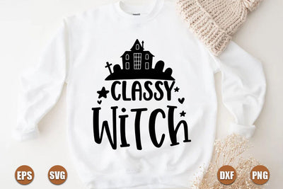 Halloween SVG Design, Classy Witch SVG FiveStarCrafting 