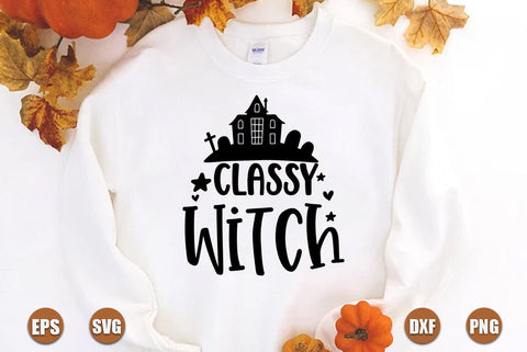 Halloween SVG Design, Classy Witch SVG FiveStarCrafting 