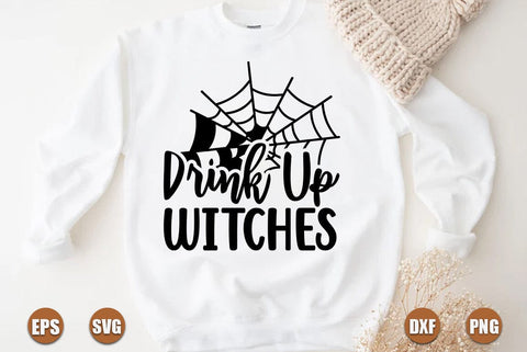 Halloween SVG Design, Drink Up Witches SVG FiveStarCrafting 