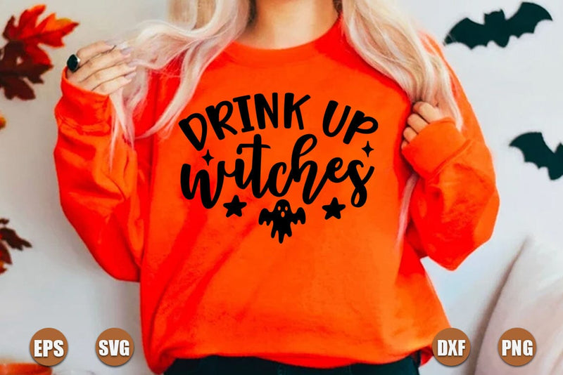 Halloween SVG Design, Drink Up Witches SVG FiveStarCrafting 