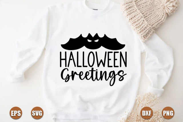 Halloween SVG Design, Halloween Greetings SVG FiveStarCrafting 
