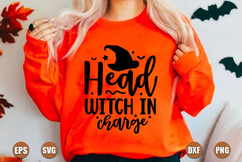 Halloween SVG Design, Head Witch in Charge SVG FiveStarCrafting 